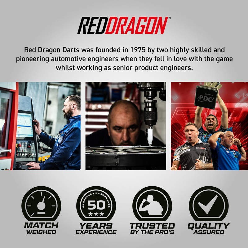 RED DRAGON Darts – Professional Player – Peter Wright Snakebite