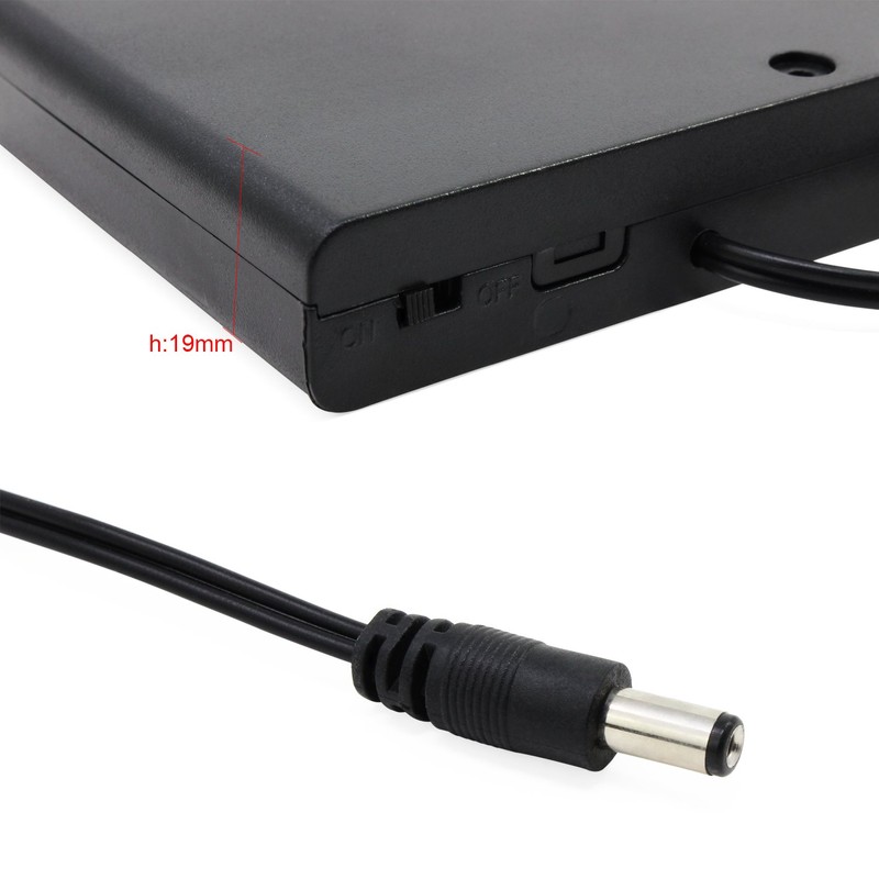 abcGoodefg 2 Pack 8 Solts 12V AA Battery Holder Case