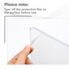 Vesici 2 Pcs Clear Acrylic Sink Splash Guard Freestanding Panel