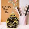 LBYHZS Caja de Regalo de Cumpleaños para Tirón de Efectivo,