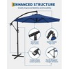 10FT Cantilever Patio Umbrella with Cross Base, Outdoor Offset Market
