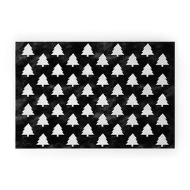 Society6 Leah Flores Black Forest - Welcome Mat