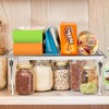 Orgneas Expandable Cabinet Shelf Organizer, Adjustable Freezer Shelf 15.8"-22" Thickened