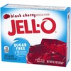 Jell-O Sugar-Free Gelatin Dessert, Black Cherry, 0.30-Ounce Boxes (Pack of