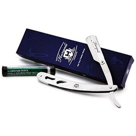 Haryali London Men's Straight Razor Stainless Steel in Designer Box for Perfect and Deep Shave