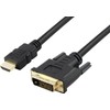 Blupeak 1m HDMI Male to DVI Male Cable