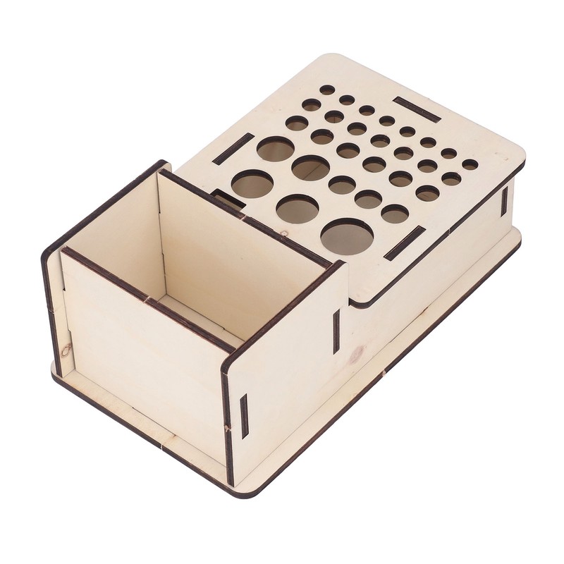 Leather Tools Storage Box Shelf Beech Leathers Craft Rack Stand