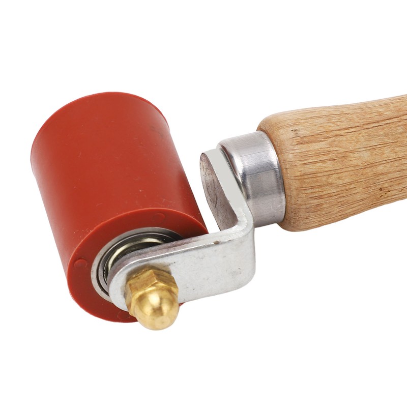 Flat Seam Roller Red Silicone 260℃ High Temperature Resistant 32mm