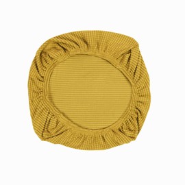 Yikko Elastic Stretch Spandex Chair Seat Covers Slipcovers Washable fit for Office Chairs,Dining Room Chairs,Bar Wedding Party Decor (1, Brownish Yellow)