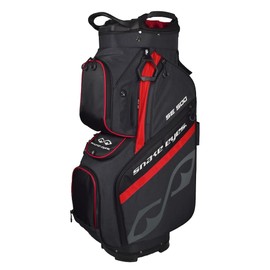 Snake Eyes SE500 14 Way Divider Golf Cart Bag Black/Heather Gray/Red