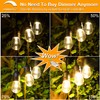 Mlambert 3 Color Outdoor LED Dimmable String Lights for Patio