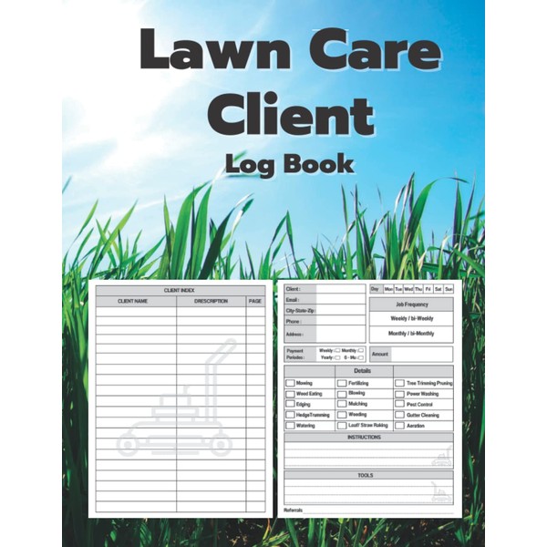 Green Lawn: Undated daily schedule planner for Gardening and Landscape
