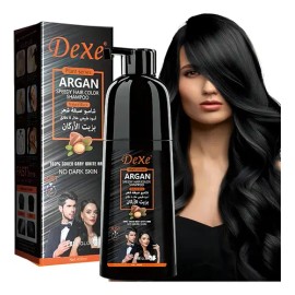 Shampoo Con Tinte Dexe Café Para Cabello Y Barba 2pzs