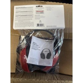Howard Leight QM24+ Quiet Muff Overhead Earmuff Red NRR 25