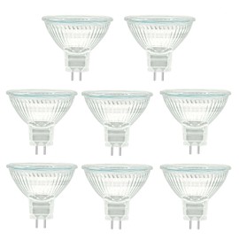 JQslight GU5.3 35W Dimmable Halogen MR16 400LM Warm White 2700K 36° Beam Angle 2 Pin Base Reflector Lamp