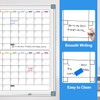 Calendar Whiteboard for Wall 36" x 24", 4 Month Magnetic