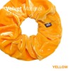 Velvel Scrunchie, Yellow 2pcs