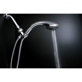 Kingston Brass KX2522B Designer Trimscape Showerscape 5-Setting Shower with Stainless Steel Hose, Polished Chrome