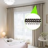 WYIPOLZI 50 Pack 38mm Antique Brass Curtain Rings, Metal Drape