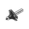 sourcing map Roundover Router Bit 1/2" Shank 1-1/4" Cut Diameter