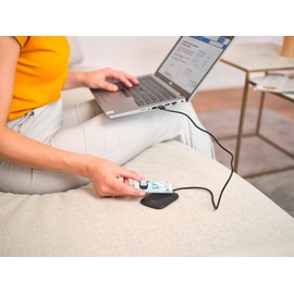 Trust Ceto Contactless Smart Card Reader, NFC Enabled USB Smartcard Reader ISO 14443 Type A, Type B, Mifare 1k&4k Cards, ICAO 9303 Compatible, Made with 85% Recycled Materials, Easy Authentication