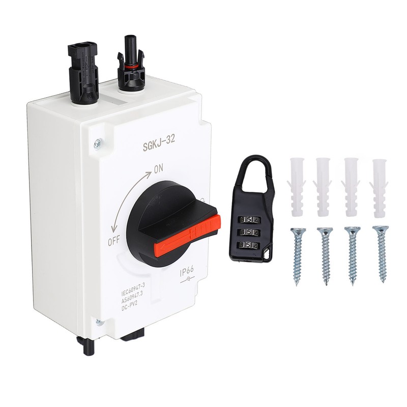 DC1200V 40A PV DC Disconnect Switch IP66 Waterproof 4P DC