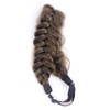 Gledola Messy Synthetic Hair Braided Headband Classic Chunky Wide Braided