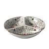 Nishida No. 7.5 3 Divided Plate (Red Cosmos), Home Restaurant,