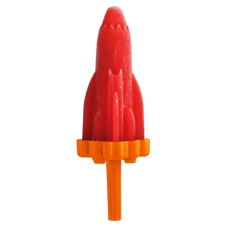 Tovolo Rocket Ice Pop Mold Popsicle Maker, Drip-Guard, Sturdy Stand