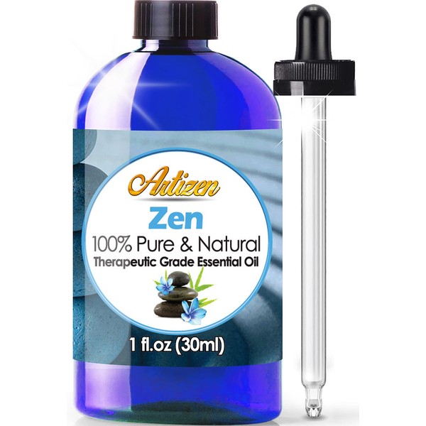 Artizen Zen Blend Essential Oil (100% Pure & Natural - Undiluted) Therapeutic Grade - Huge 1oz Bottle - Perfect for Aromatherapy, Relaxation, Skin Therapy & More!