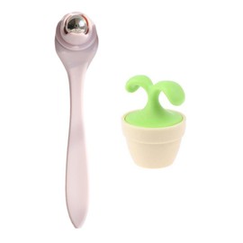 DeaHea 2 Pack Eye Cream Applicator Wand Stick Small Face Roller Eye Serum Applicator Massager Eyes Care Stick Cooling Therapy Ice Globes for Facial Moisturizer Under Eyes Brightener Reduce Puffiness