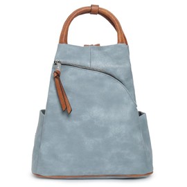 irisaa Women's Backpack Daypack Bag Shoulder Bag School Backpack Shoulder Bag for Women and Girls, blue