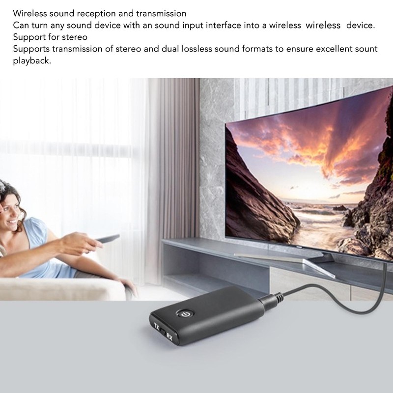 2 In 1 Bluetooth 5.0 Transmitter Receiver ANC Noise Reduction