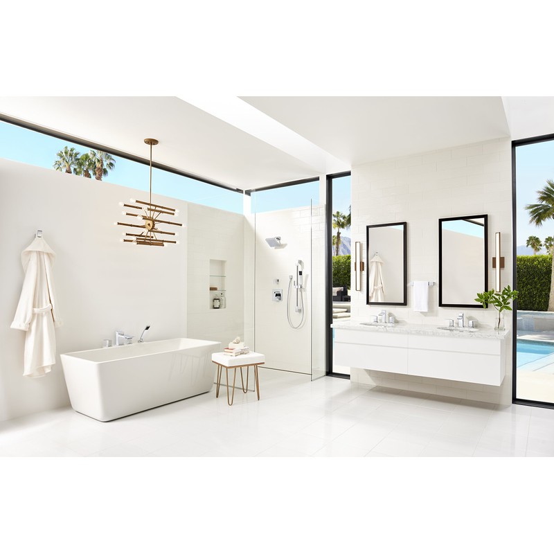 Pfister Kenzo Towel Ring, Polished Chrome