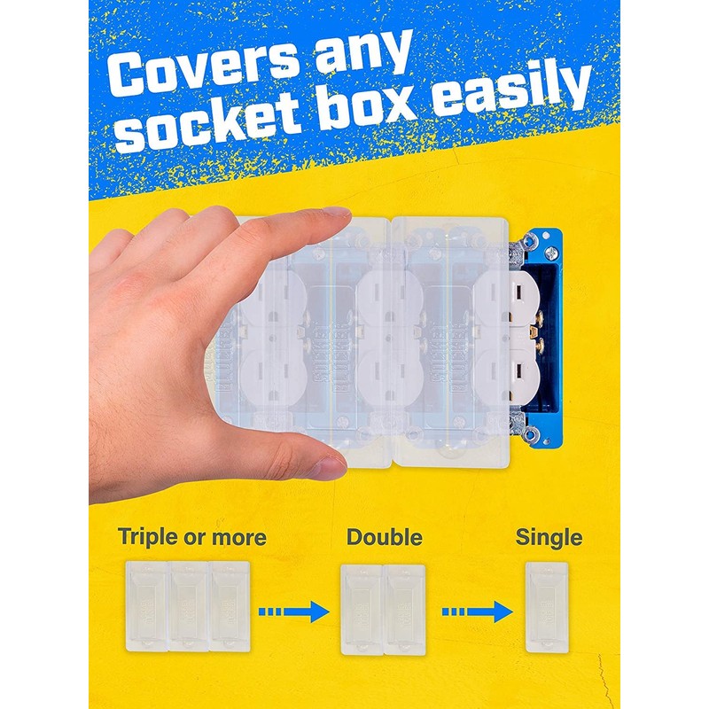 Socket Blocker - The Smarter Outlet Cover for Drywall &