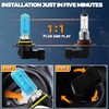 LECCIBUB Headlight Bulbs Fit For Chevy Malibu 2016-2018, 9005 High