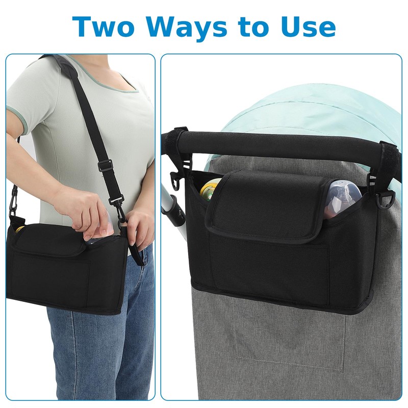 Accmor Universal Stroller Organizer, Stroller Bag Caddy Organizer, Stroller Organizer