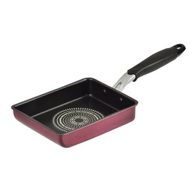 Pearl Metal HB-3426 Mega Stone Coating, Induction Compatible, Egg, 5.1 x 7.1 inches (13 x 18 cm)