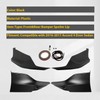 KUAFU Front Bumper Spoiler Lip Splitter Underbody Black Compatible with