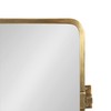 Kate and Laurel Elijah Modern Rectangular Pivot Wall Mirror, 38
