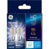 GE Reveal Light Bulbs, 40 Watt, A15 Ceiling Fan Bulbs,