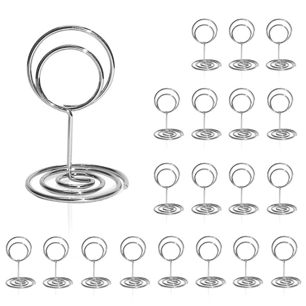 Ronteda Table Number Holders 20Pcs - 2 Inch Mini Table