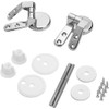 1 Set Zinc Alloy Toilet Seat Lid Hinge Adjustable Replacement