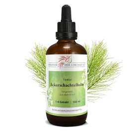 Horsetail Tincture 100 ml | Equisetum Arvense Drops (1:4 Extract) | Top Premium Quality from Austria | Vegan Dietary Supplement without Additives | Pewwort, Sheep Hay