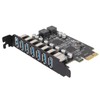 Focket PCIe USB 3.2 Gen 2 Card, 5Gbps PCIe to