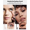 2 x Gel Eyeliner Waterproof, Nude Brown Eye Pencil Cream