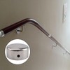 UFURMATE Handrail End Cap, 4PCS 201 Stainless Steel Round Handrail