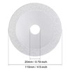 sourcing map 4.5" Diamond Cutting Wheels Grinding Disc for Stone