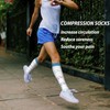 5 Pairs Compression Socks for Women & Men Circulation Support