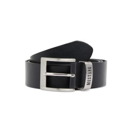 MUSTANG Men's Leather Belt, black